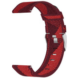 s.ny6 .6 Inside Red Stripe StrapsCo Nylon Canvas Watch Band Strap