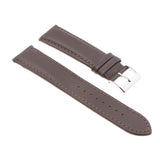 st18.2.2 Angle Brown Padded Smooth Leather Watch Band Strap