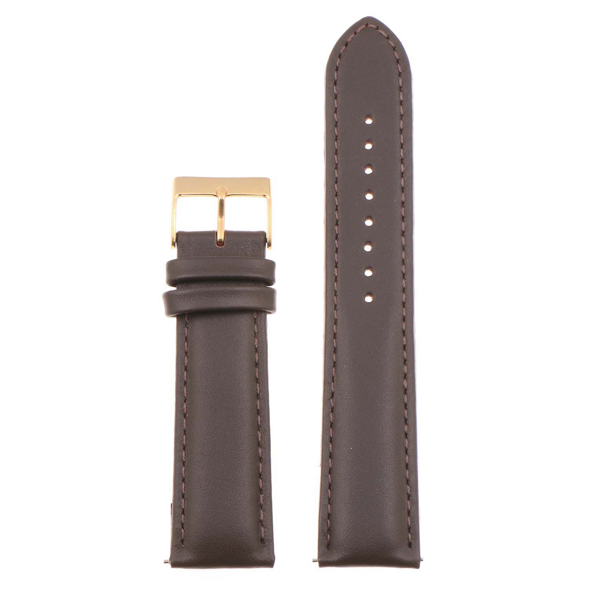 Classic Stitched Leather Strap - Extra Long For MoonSwatch