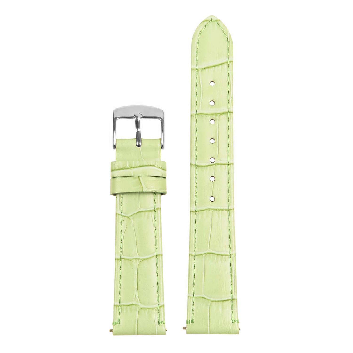 Women’s Crocodile Strap With Quick Release  - 20-24mm