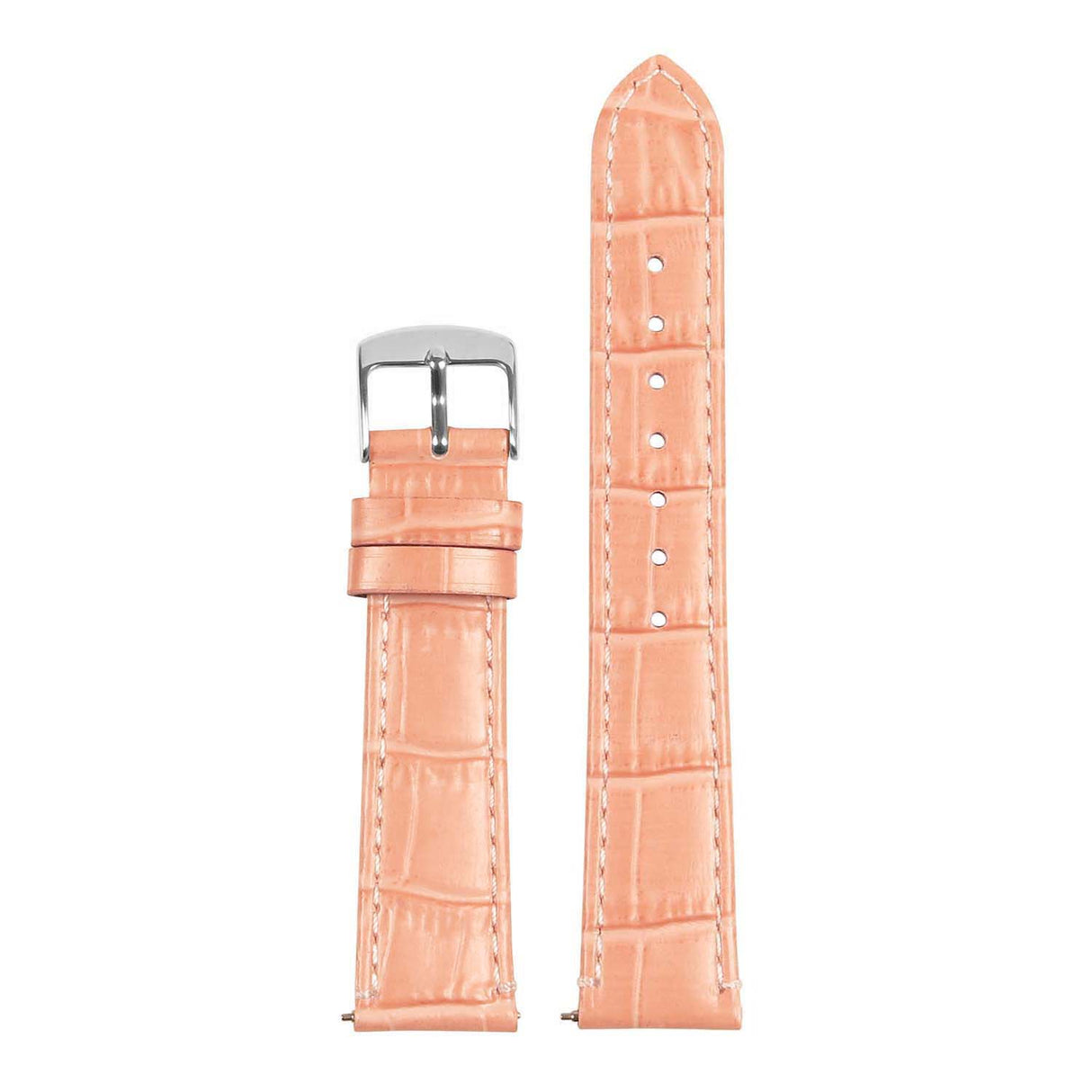 Women’s Crocodile Strap With Quick Release  - 10-18mm