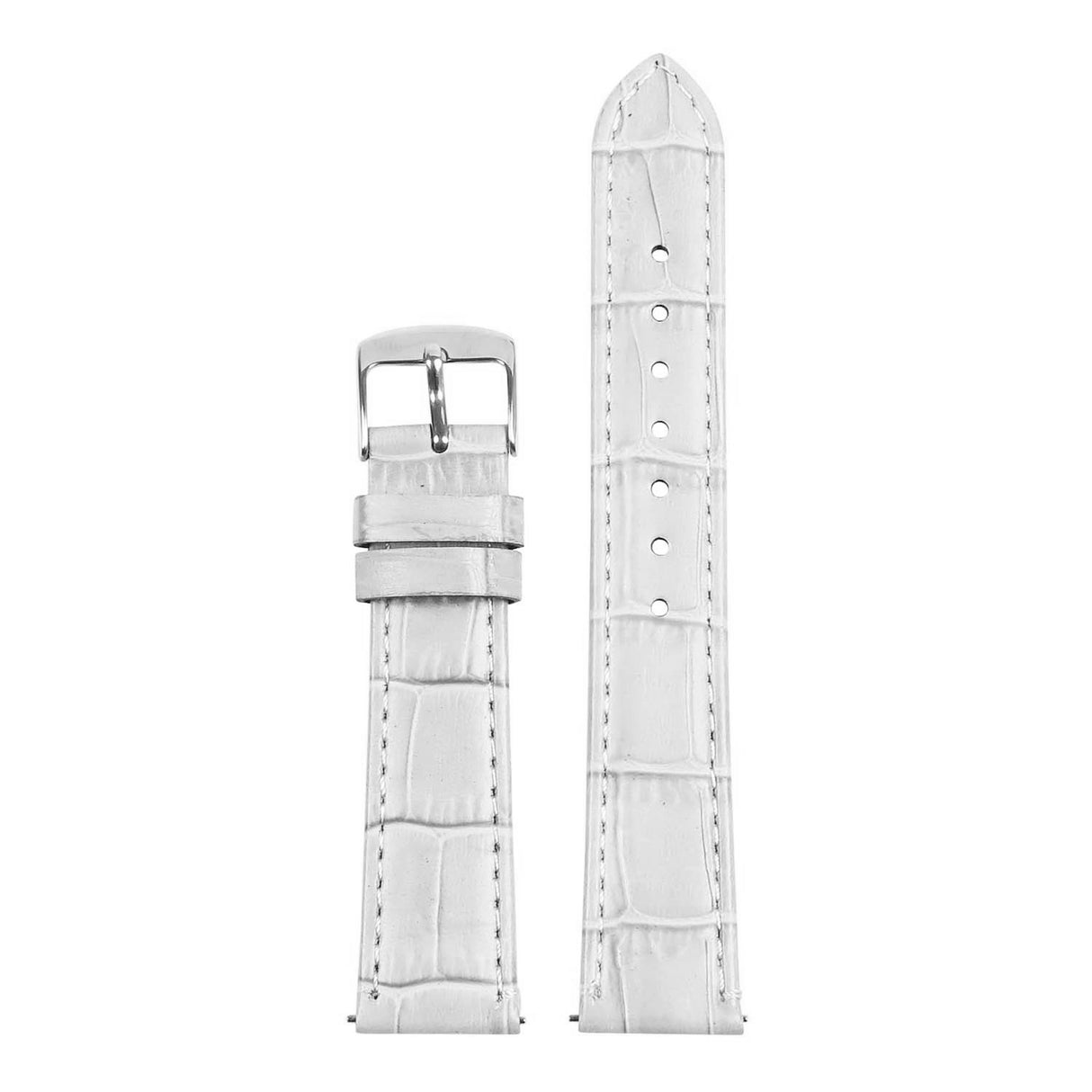 Women’s Crocodile Strap With Quick Release  - 20-24mm