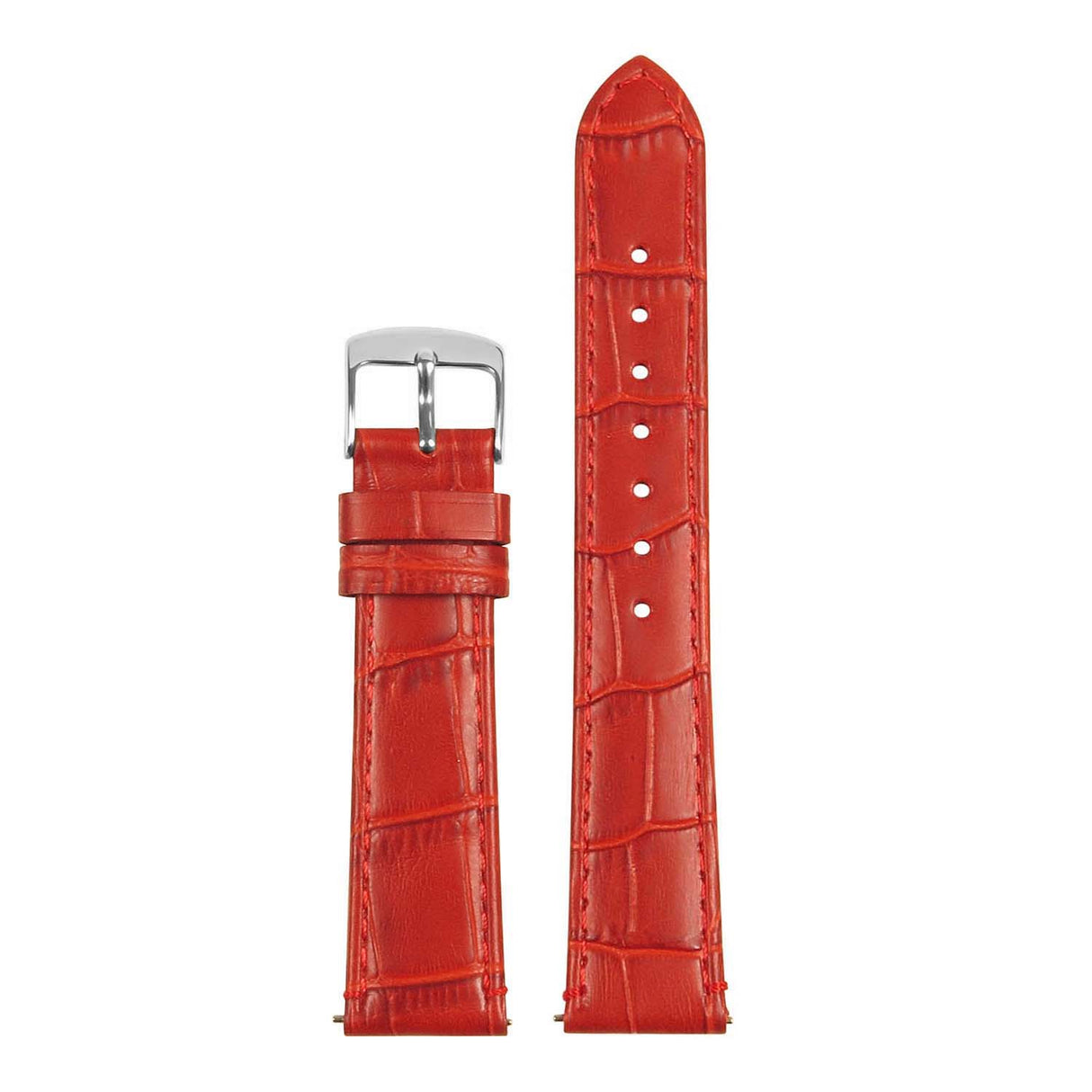 Women’s Crocodile Strap With Quick Release  - 20-24mm