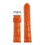 Men's Crocodile Embossed Strap - 20-24mm