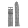 Men's Crocodile Embossed Strap - 18-22mm Short