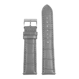 Men's Crocodile Embossed Strap - 20-24mm