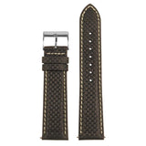 st27.1.22 up Black White Carbon Fiber Strap