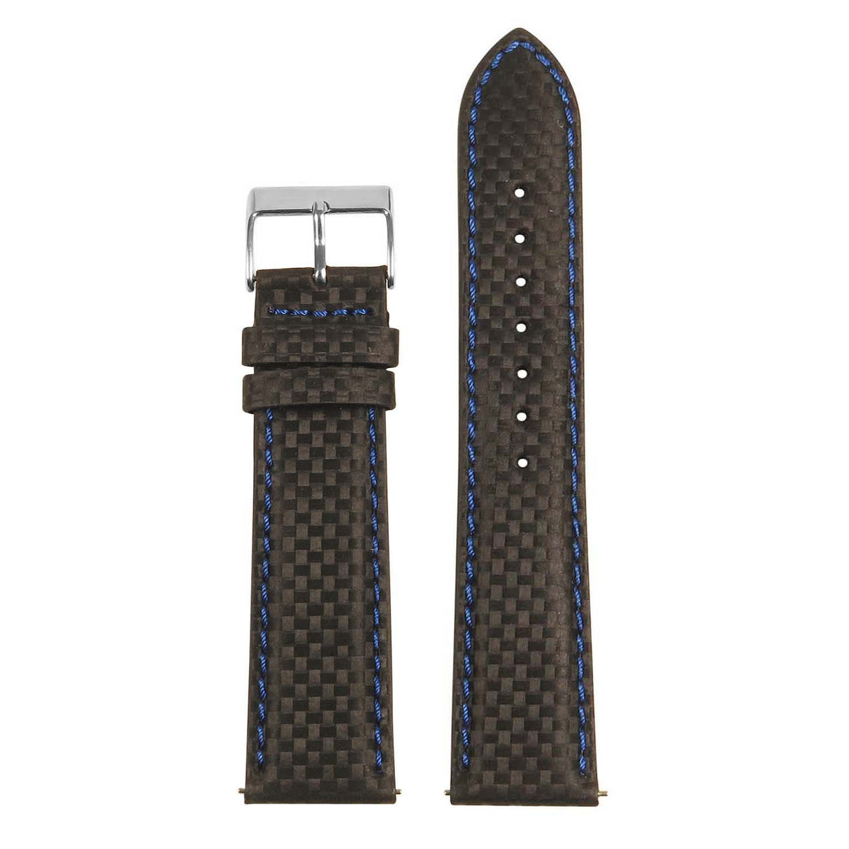 st27.1.5 up Black Blue Carbon Fiber Strap