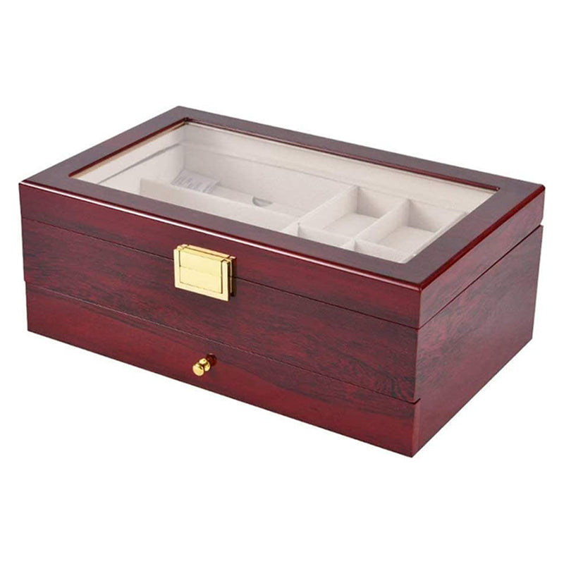 Cherry Double Layer Combination Watch, Sunglasses & Jewelry Box