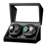 Piano Black Watch Winder for 4 Watches