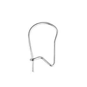 Kidney Wires 0.68 mm Sterling Silver (9713664847)