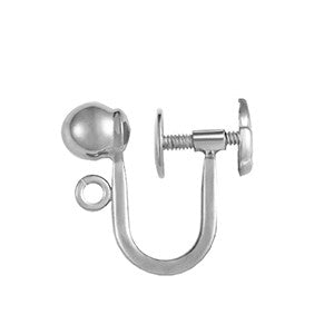 Screw Back with 4mm Ball and Ring (9634515343)