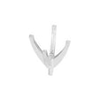 14kt White High 4 Prong V Setting and Peg (9634609871)