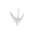 14kt White High 4 Prong V Setting and Peg (9634609871)