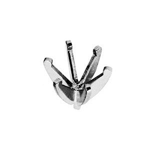 14kt White High 6 Prong Setting and Peg (9881171279)