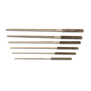 Set of Cutting Broaches with Knurled Handles (614726074402)