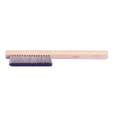 Steel Scratch Brush with Wood Handle (622337130530)