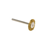 Single Section Type Brass Brushes on Mandrels - 3/4" Diameter (626993922082)