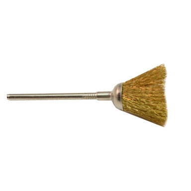 Cup-Shape Brass Wire Brushes on Mandrels (627465682978)