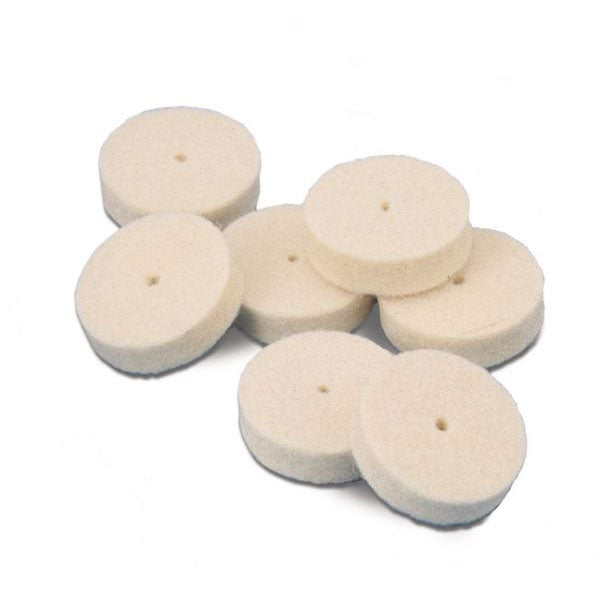 1/8" Hard Miniature Square Edge Felt Wheels (631849287714)