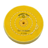 4" Diameter Chemkote Yellow Buffs with Shellac Center (632804114466)