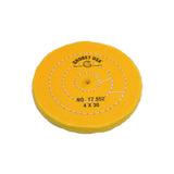 4" Diameter Chemkote Yellow Buffs with Shellac Center (632804114466)