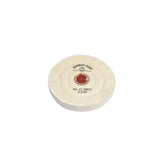 5" Dia. Stitch Type Finex Muslin Buffs with Leather Centers (636184625186)