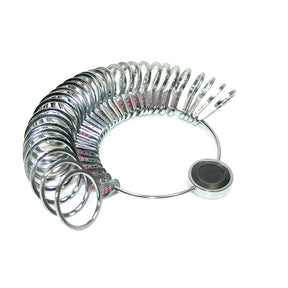 Flat Ring and Finger Sizer - Sizes 1 to 15 (1589238956066)