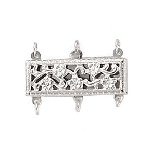 Triple Strand Rectangular Clasp (9685446351)