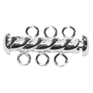 Triple Strand Twisted Tube Clasp (9691069711)