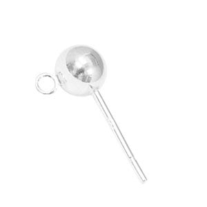 Ball with Ring Sterling 0.76 mm Friction Post (10079900687)