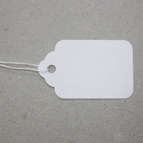 White String Tags - Small (4322570043459)