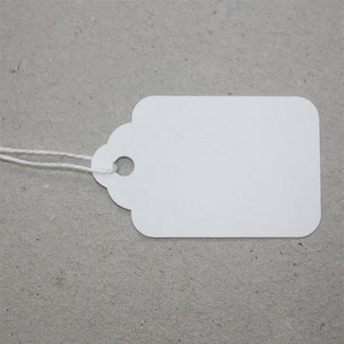 White String Tags - Small (4322570043459)