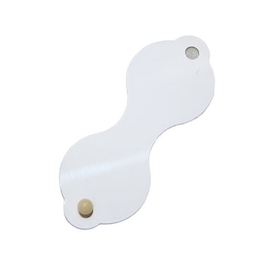 White PVC Small Round Ring Tags (3807686098978)
