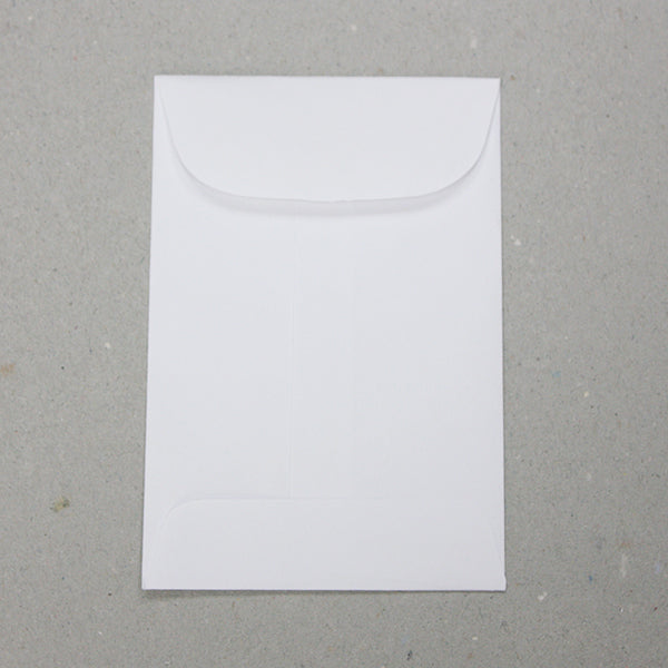 No. 4 White Blank Job Envelopes - 4 1/2" x 3" (3814932742178)