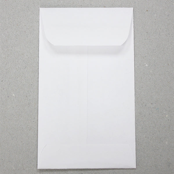 No. 3 White Blank Job Envelopes- 4 1/4" x 2 1/2" (3814925467682)