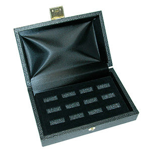 12 Ring Basic Black Velvet Case