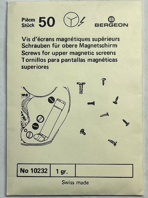 Upper Magnetic Screen Screw Assortment