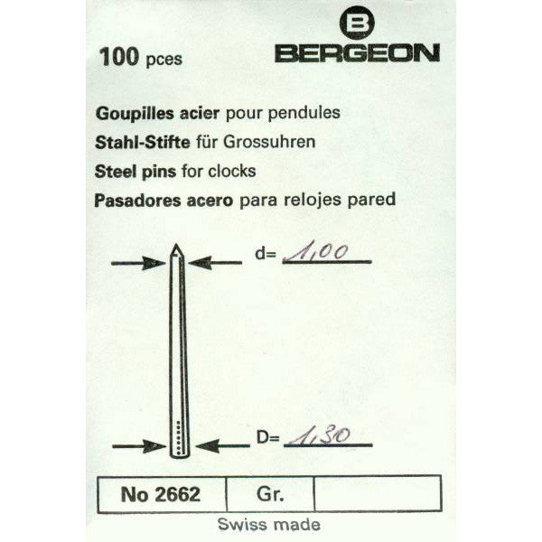 Steel Tapered Pins 1mm (10444172943)