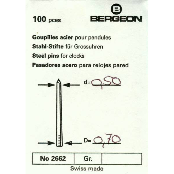 Steel Tapered Pins 0.50mm (10444172047)