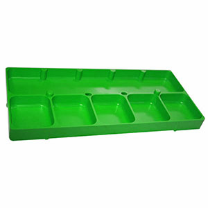 6 Compartment Green Shop Tray (10567319055)