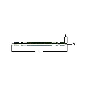 Prestige Swiss Quality 1.80 mm Double Flanged Spring Bar -single piece (198093635599)