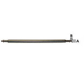 1.30 mm Nickel Silver Flanged Spring Bars - pkg of 12 (193836646415)