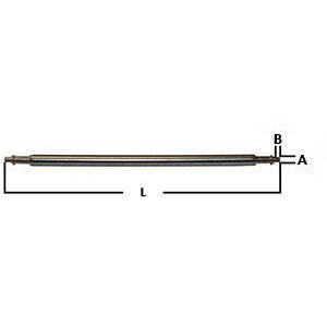 1.50 mm Stainless Steel Flanged Spring Bars - pkg of 12 (193839529999)