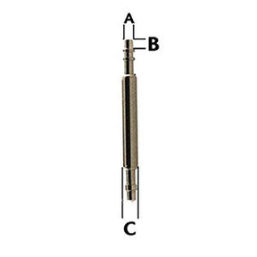 Flanged Double Security Stainless Steel Spring Bars (123435941903)