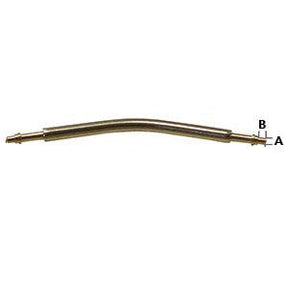 1.50 mm Curved Stainless Steel Flanged Spring Bars - pkg of 12 (193870921743)