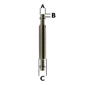 Thin Extra Short Pivot Stainless Steel Spring Bars (123530739727)