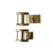 Yellow Plated Single Channel Clasps (534051160098)