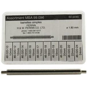 Assortment of Straight Regular 1.80 mm Spring Bars (193920073743)