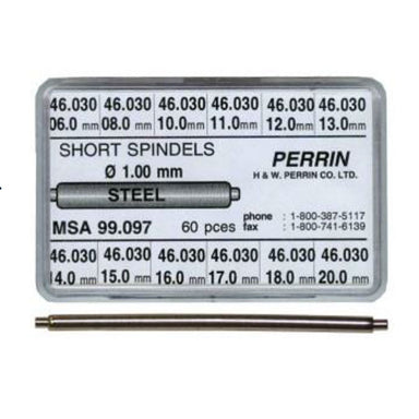 Assortment of 60 Short 1 mm Pivot Spring Bars (112122200079)